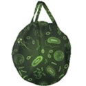 Bacteria-virus-seamless-pattern-inversion Giant Round Zipper Tote View1