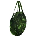 Bacteria-virus-seamless-pattern-inversion Giant Round Zipper Tote View3