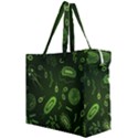 Bacteria-virus-seamless-pattern-inversion Canvas Travel Bag View2