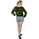 Bacteria-virus-seamless-pattern-inversion Banded Bottom Chiffon Top View2