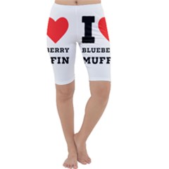 I Love Blueberry Muffin Cropped Leggings  by ilovewhateva