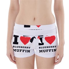 I Love Blueberry Muffin Boyleg Bikini Wrap Bottoms by ilovewhateva