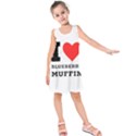 I love blueberry muffin Kids  Sleeveless Dress View1