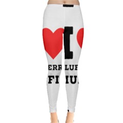 I Love Blueberry Muffin Inside Out Leggings by ilovewhateva