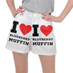 I Love Blueberry Muffin Women s Ripstop Shorts by ilovewhateva