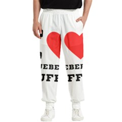 I Love Blueberry Muffin Men s Elastic Waist Pants by ilovewhateva