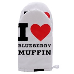 I Love Blueberry Muffin Microwave Oven Glove by ilovewhateva