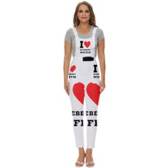 I Love Blueberry Muffin Women s Pinafore Overalls Jumpsuit by ilovewhateva