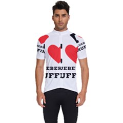 I Love Blueberry Muffin Men s Short Sleeve Cycling Jersey by ilovewhateva