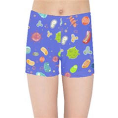 Virus-seamless-pattern Kids  Sports Shorts by Salman4z