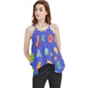 Virus-seamless-pattern Flowy Camisole Tank Top View1