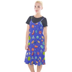 Virus-seamless-pattern Camis Fishtail Dress by Salman4z