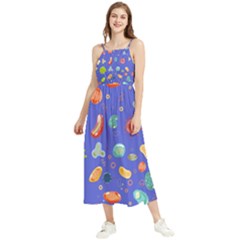 Virus-seamless-pattern Boho Sleeveless Summer Dress by Salman4z