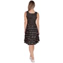 Math-equations-formulas-pattern Knee Length Skater Dress With Pockets View4