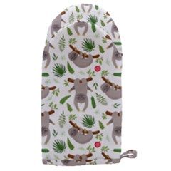 Seamless-pattern-with-cute-sloths Microwave Oven Glove by Salman4z