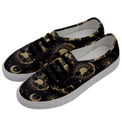 Asian-seamless-pattern-with-clouds-moon-sun-stars-vector-collection-oriental-chinese-japanese-korean Men s Classic Low Top Sneakers by Salman4z