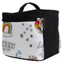 Abstract-fashion-background-suitable-fabric-printing Make Up Travel Bag (Small) View2