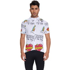 Abstract-fashion-background-suitable-fabric-printing Men s Short Sleeve Cycling Jersey by Salman4z