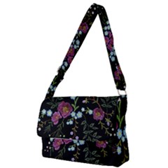 Embroidery-trend-floral-pattern-small-branches-herb-rose Full Print Messenger Bag (s) by Salman4z