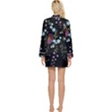 Embroidery-trend-floral-pattern-small-branches-herb-rose Long Sleeve Satin Robe View2