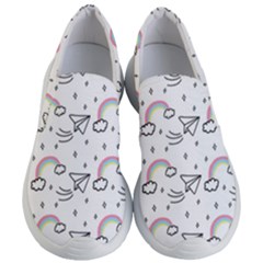 Cute-art-print-pattern Women s Lightweight Slip Ons by Salman4z