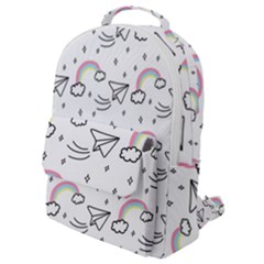 Cute-art-print-pattern Flap Pocket Backpack (small) by Salman4z