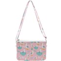 Cute-happy-duck-gift-card-design-seamless-pattern-template Double Gusset Crossbody Bag View2