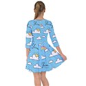 Sky-pattern Smock Dress View2