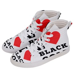 I Love Black Gold Women s Hi-top Skate Sneakers by ilovewhateva