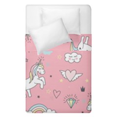 Cute-unicorn-seamless-pattern Duvet Cover Double Side (single Size) by Salman4z