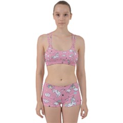 Cute-unicorn-seamless-pattern Perfect Fit Gym Set by Salman4z