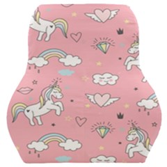 Cute-unicorn-seamless-pattern Car Seat Back Cushion  by Salman4z