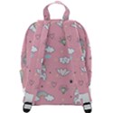 Cute-unicorn-seamless-pattern Zip Up Backpack View3