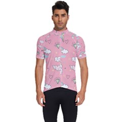 Cute-unicorn-seamless-pattern Men s Short Sleeve Cycling Jersey by Salman4z