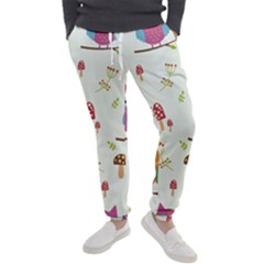 Forest-seamless-pattern-with-cute-owls Men s Jogger Sweatpants by Salman4z