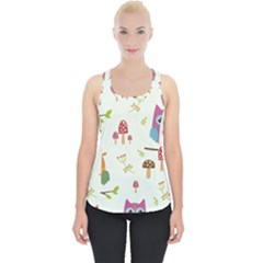 Forest-seamless-pattern-with-cute-owls Piece Up Tank Top by Salman4z