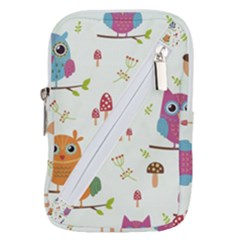 Forest-seamless-pattern-with-cute-owls Belt Pouch Bag (small) by Salman4z