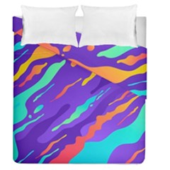 Multicolored-abstract-background Duvet Cover Double Side (queen Size) by Salman4z