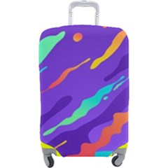 Multicolored-abstract-background Luggage Cover (large) by Salman4z