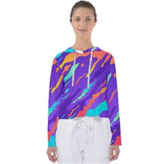 Multicolored-abstract-background Women s Slouchy Sweat by Salman4z