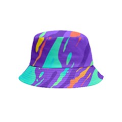 Multicolored-abstract-background Bucket Hat (kids) by Salman4z