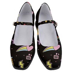 Cute-girl-things-seamless-background Women s Mary Jane Shoes by Salman4z