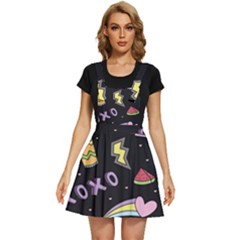 Cute-girl-things-seamless-background Apron Dress by Salman4z