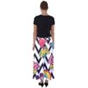 Vector-romantic-love-seamless-pattern Flared Maxi Skirt View2