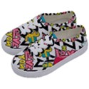 Vector-romantic-love-seamless-pattern Kids  Classic Low Top Sneakers View2