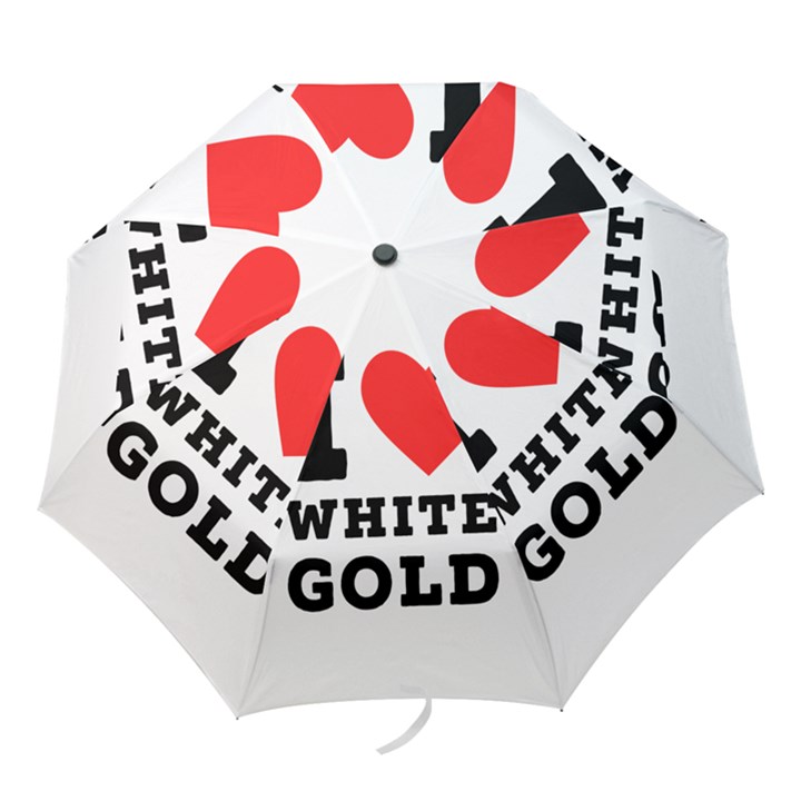 I love white gold  Folding Umbrellas