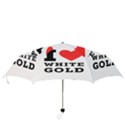 I love white gold  Folding Umbrellas View3