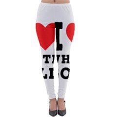 I Love White Gold  Lightweight Velour Leggings by ilovewhateva