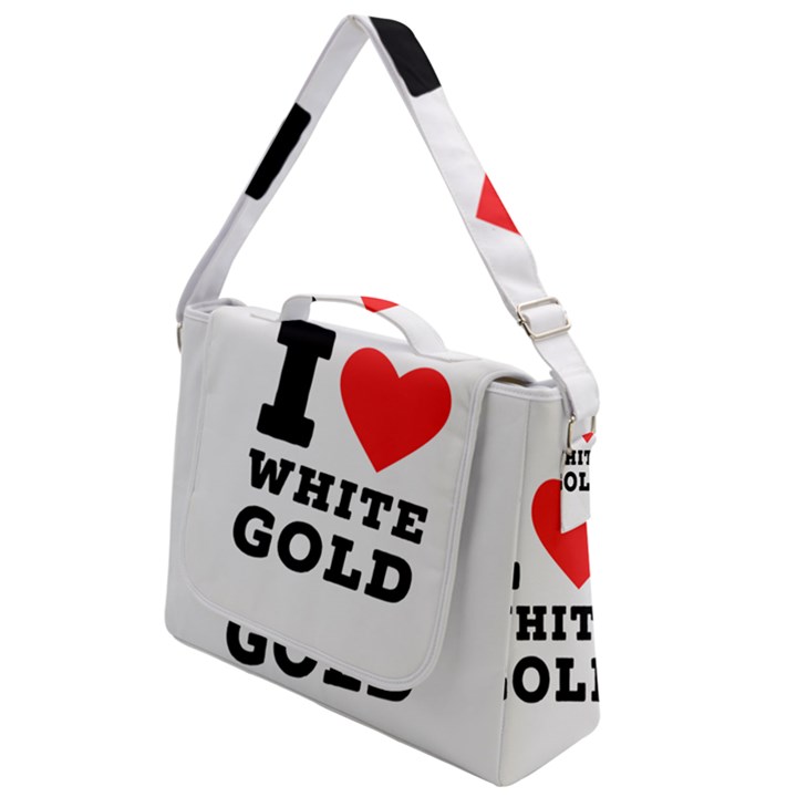 I love white gold  Box Up Messenger Bag