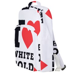 I Love White Gold  Double Compartment Backpack by ilovewhateva